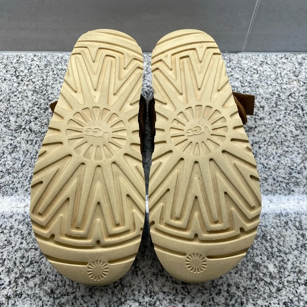 UGG Tan Suede Mules - Picture 4 of 7